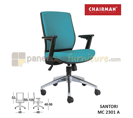 Panen Raya Furniture Kursi Kantor Chairman Santori MC 2301 A