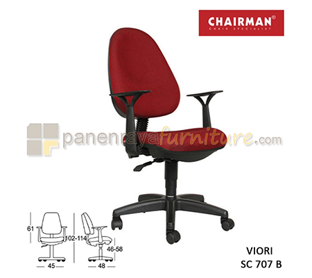 Panen Raya Furniture Kursi Kantor Chairman Viori SC 707 B