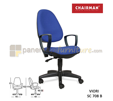 Panen Raya Furniture Kursi Kantor Chairman Viori SC 708 B