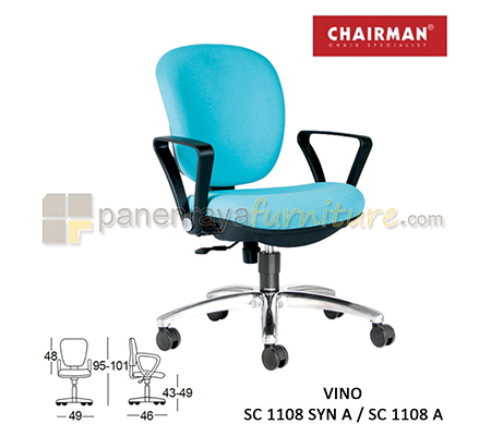 Panen Raya Furniture Kursi Kantor Chairman Vino SC 1108 SYN A / SC 1108 A