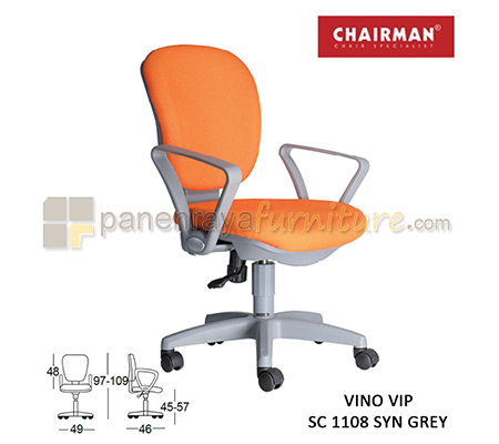 Panen Raya Kursi Kantor Chairman Vino VIP SC 1108 SYN Grey