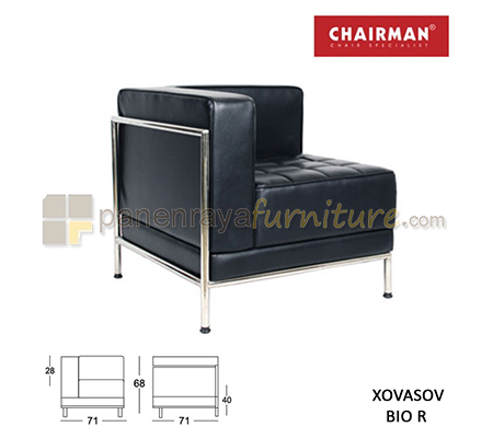Panen Raya Furniture Sofa Kantor 1 Seater Chairman Xovasov Bio R