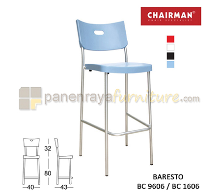 Panen Raya Furniture Kursi Bar Chairman Baresto BC 9606 / BC 1606