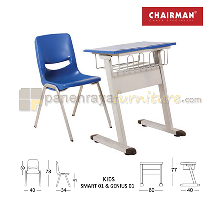 Panen Raya Furniture Meja dan Kursi Sekolah Chairman Kids Smart 01 dan Genius 01