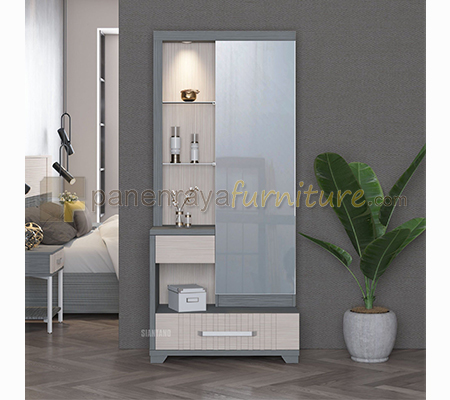 Panen Raya Furniture Meja Rias Siantano DR Elite 85x40x180 Doff Grey