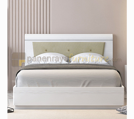 Panen Raya Ranjang Siantano Capitol 180x200 White Glossy