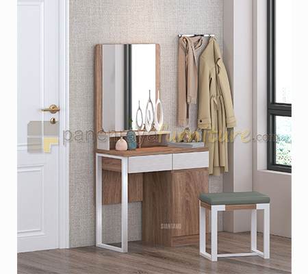 Panen Raya Meja Rias Siantano MR 914 80x40x155 Natural-White