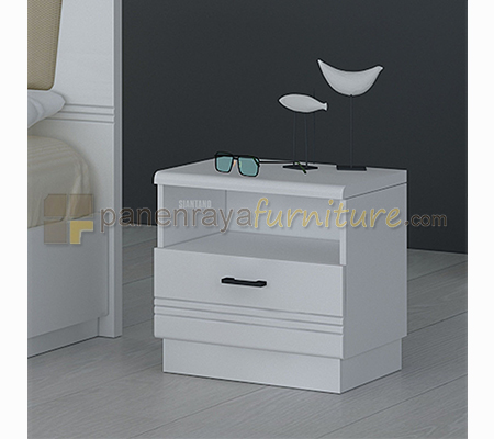 Panen Raya Nakas Siantano NK Capitol 50x40x50 White Glossy 