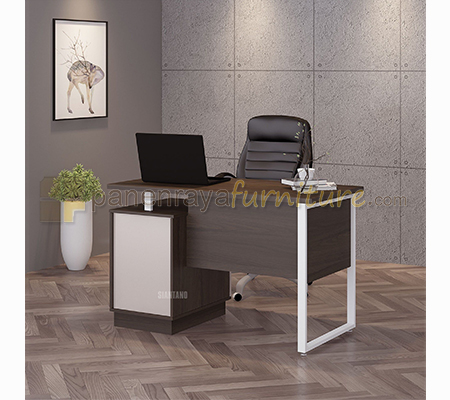 Panen Raya Furniture Meja Kantor Siantano OT 156 120x60x75 Grey