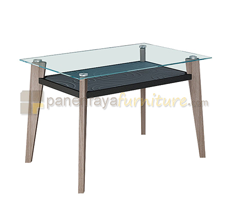 Panen Raya Furniture Meja Makan Siantano DT Hokaido 120x80x76 Hitam