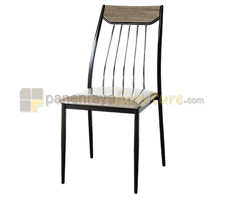 Panen Raya Furniture Kursi Makan Siantano DC Hokaido Hitam-Sorema