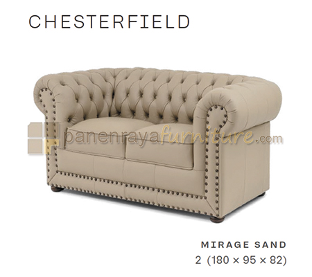 Panen Raya Sofa 2 Seater Morres Chesterfield Wash