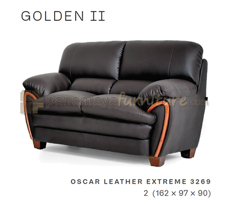 Panen Raya Sofa 2 Seater Morres Golden II