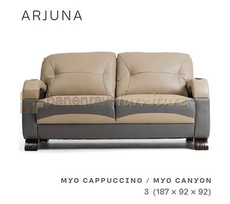 Panen Raya Furniture Sofa 3 Seater Morres Arjuna