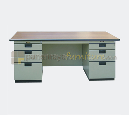 Panen Raya Meja Kantor Metal ELITE EL 421 A Grey 160x70X74