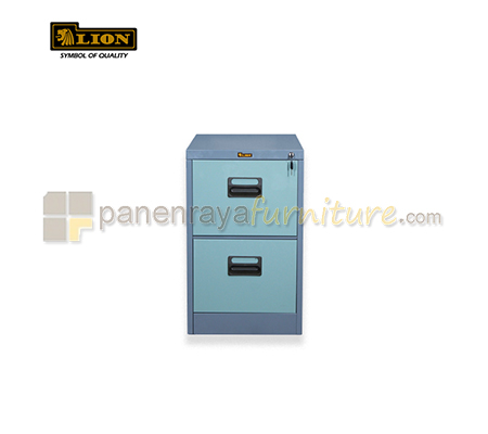 Panen Raya Furniture Filling Cabinet Besi LION L 42 Grey 465x620x720