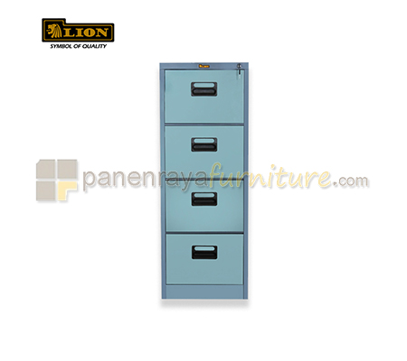 Panen Raya Filling Cabinet Besi LION L 44  Grey 465x620x1320