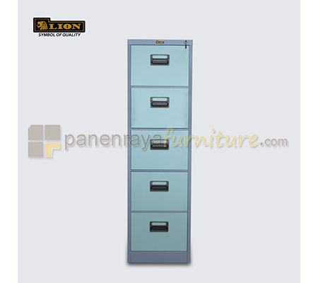Panen Raya Filling Cabinet Besi LION L 45 Grey 465x620x1620