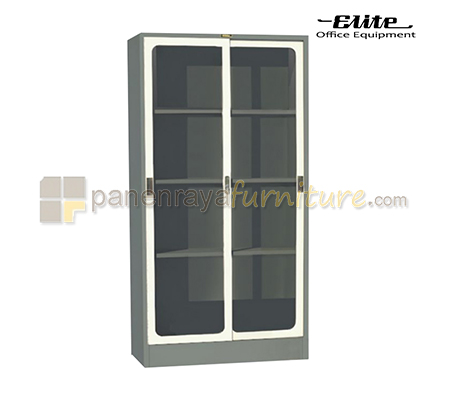 Panen Raya Furniture Lemari Arsip Besi ELITE EL 438 Grey 916x460x1830