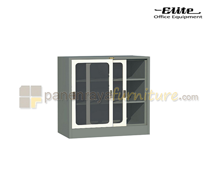 Panen Raya Furniture Lemari Arsip Besi ELITE EL 432 Grey 916x460x914