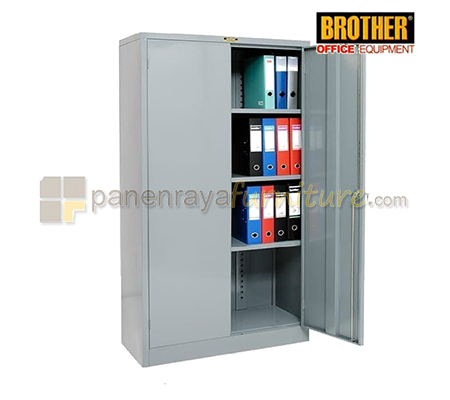 Panen Raya Furniture Lemari Arsip Besi Brother B 204 Grey 880x450x1830