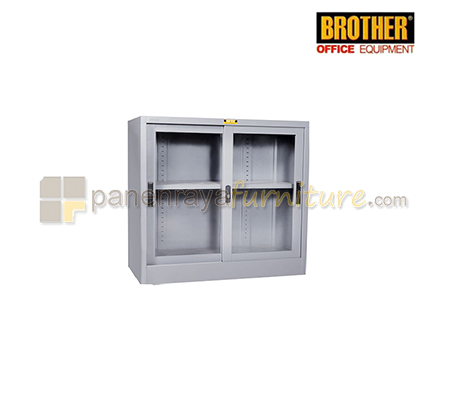Panen Raya Furniture Lemari Arsip Besi Brother B 306 Grey 90x45x91.5