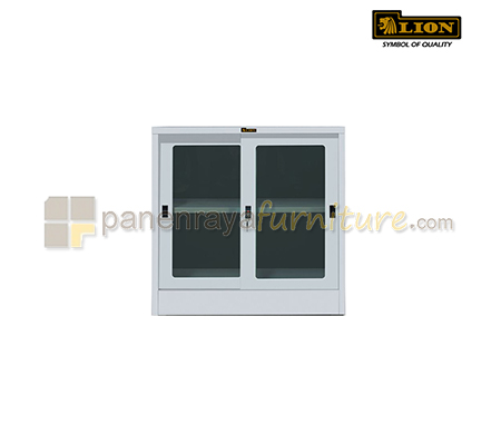 Panen Raya Furniture Lemari Arsip Besi LION L 31 K Grey 915x457x915 