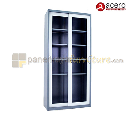 Panen Raya Furniture Lemari Arsip Besi Acero AA 19SL Grey-Light Grey 85x40x180