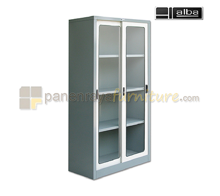 Panen Raya Furniture Lemari Arsip Besi Alba SDG 206 Grey 915x460x1830