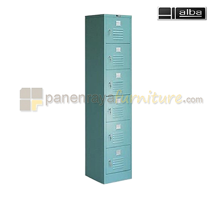 Panen Raya Furniture Locker Besi ALBA LC 506 Grey 380x380x1830