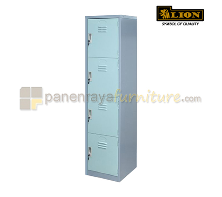 Panen Raya Furniture Locker Besi Lion L 554 Grey 38x38x183