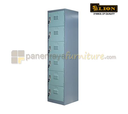 Panen Raya Locker Besi Lion L 556 Grey 38x38x183