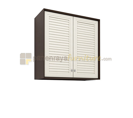 Panen Raya Furniture Rak Dapur Atas Graver KSA 2142 Colombia Walnut 80x35x80