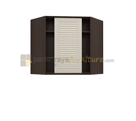 Panen Raya Furniture Rak Dapur Atas Graver KSA 2151 Colombia Walnut 77x77x80