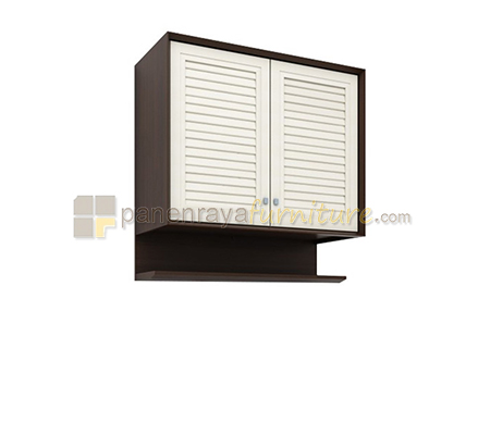 Panen Raya Furniture Rak Dapur Atas Graver KSA 2152 Colombia Walnut 80x35x80