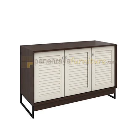 Panen Raya Furniture Rak Dapur Bawah Graver KSB 2143 Colombia Walnut 118x47x76