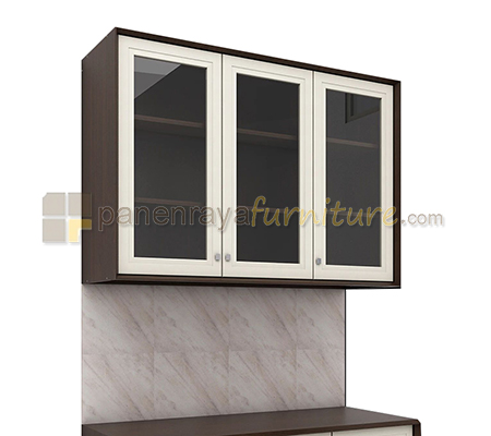 Panen Raya Rak Dapur Atas Graver KSA 2163 Colombia Walnut 118x35x80