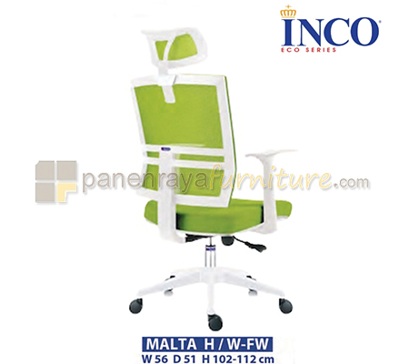 Panen Raya Furniture Kursi Kantor Indachi Inco Malta H (White)