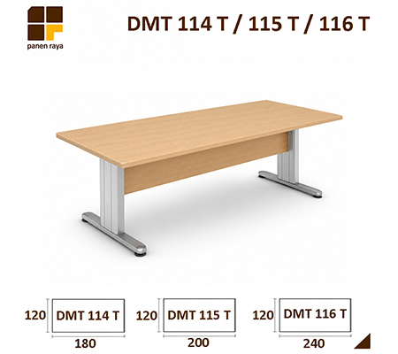 Panen Raya Meja Meeting Persegi Indachi Titanium DMT 114 T / DMT 115 T / DMT 116 T Maple