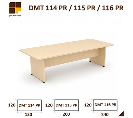 Panen Raya Meja Meeting Persegi Indachi Priority DMT 114 PR / DMT 115 PR / DMT 116 PR Maple 