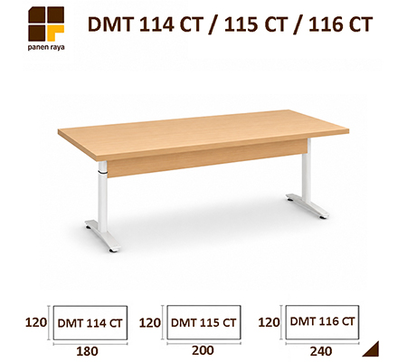 Panen Raya Meja Meeting Persegi Indachi Costo DMT 114 CT / DMT 115 CT / DMT 116 CT Maple 