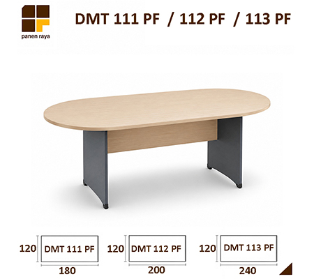 Panen Raya Furniture Meja Meeting Oval Indachi Performa DMT 111 PF / DMT 112 PF / DMT 113 PF Maple
