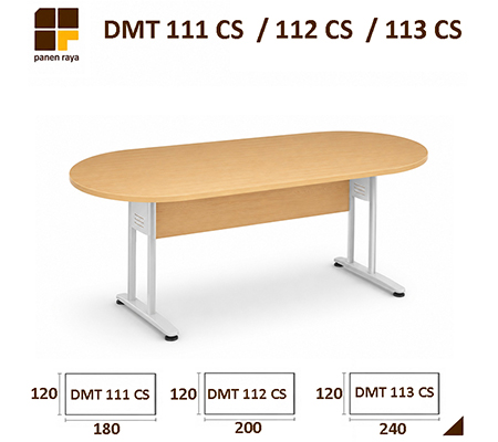 Panen Raya Meja Meeting Oval Indachi Casa DMT 111 CS / DMT 112 CS / DMT 113 CS Maple