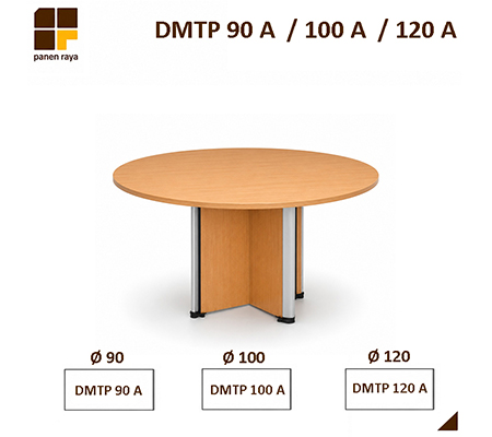 Panen Raya Meja Meeting Bundar Indachi Professional DMTP 90 A / DMTP 100 A / DMTP 120 A Beech