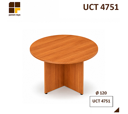 Panen Raya Meja Meeting Bundar UNO UCT 4751 Cherry D.120x75