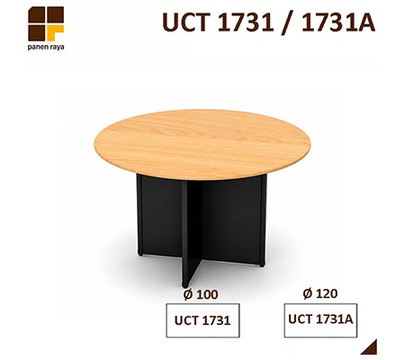 Panen Raya Meja Meeting Bundar UNO UCT 1731 / UCT 1731A Beech 