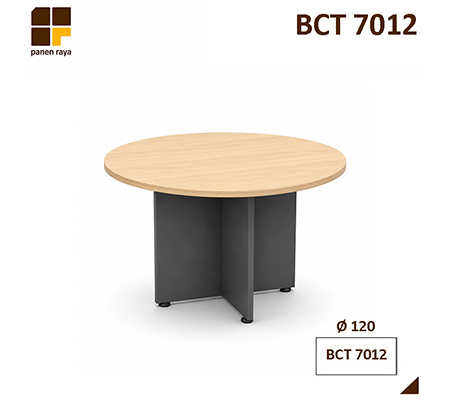 Panen Raya Meja Meeting Bundar Modera BCT 7012 Maple D.120x75