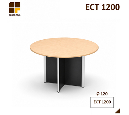 Panen Raya Meja Meeting Bundar Modera ECT 1200 Beech D.120x75