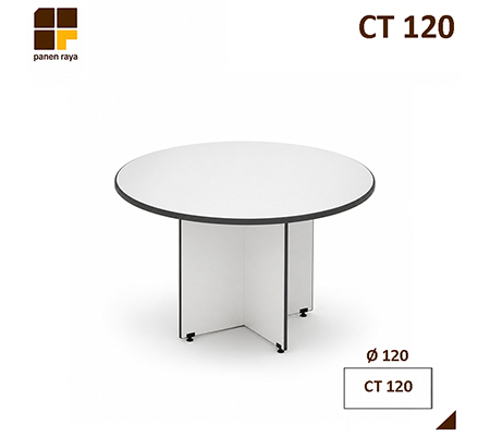 Panen Raya Meja Meeting Bundar Modera CT 120 Grey D.120x75