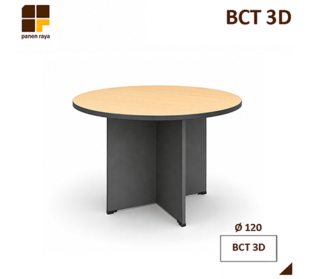 Panen Raya Meja Meeting Bundar HighPoint BCT 3D Beech D.120x75